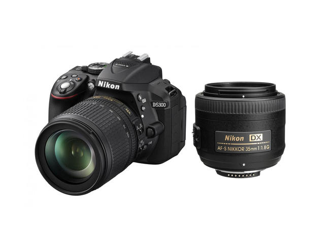 DSLR Nikon D5300 с 18-105mm f/3.5-5.6G ED VR и 35mm f/1.8G