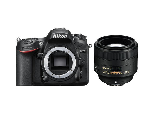 DSLR Nikon D7200 с обектив 85mm f/1.8G