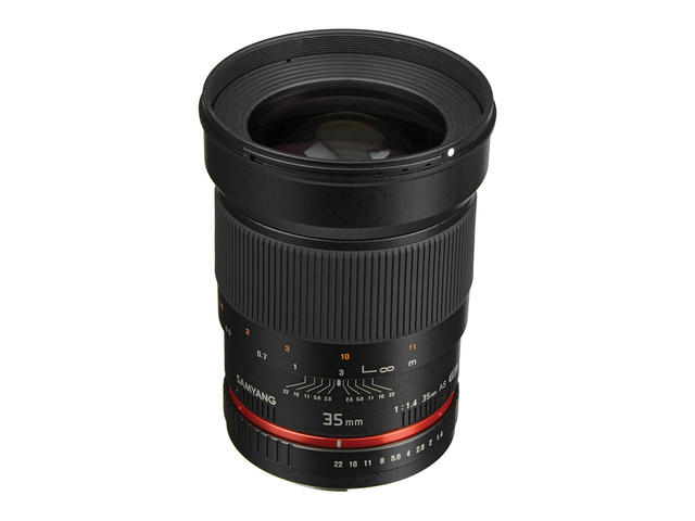 DSLR обективи Samyang 35mm f/1.4 AS UMC