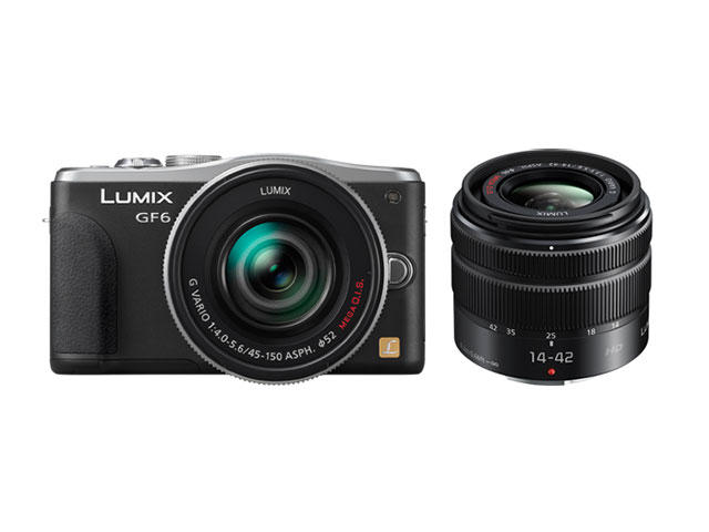 Mirrorless Panasonic Lumix DMC-GF6WEG9K с 14-42mm f/3.5-5.6 ASPH II и 45-150mm f/4-5.6 ASPH