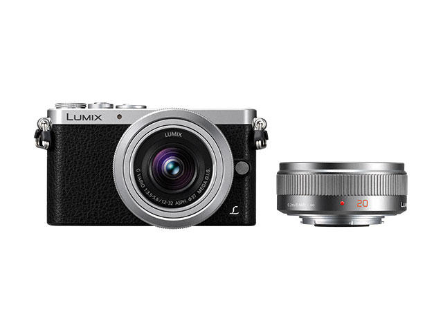 Mirrorless Panasonic Lumix DMC-GM1WEG-S с 12-32mm f/3.5-5.6 ASPH и 20mm f/1.7 ASPH