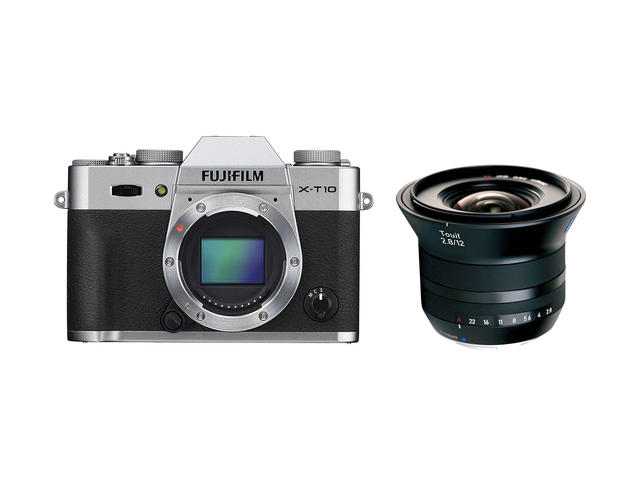 Mirrorless Fujifilm X-T10 с обектив Zeiss TOUIT 12mm f/2.8