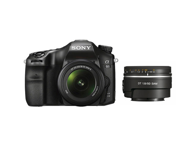DSLR Sony Alpha 68 с 18-55mm SAM II и 50mm f/1.8 DT SAM