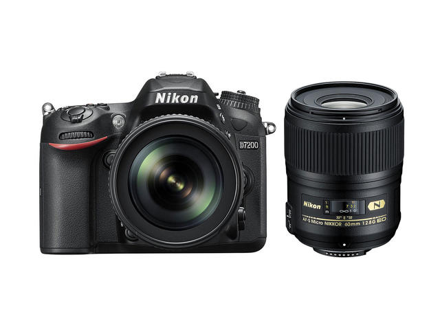 DSLR Nikon D7200 с 18-105mm VR и 60mm f/2.8G