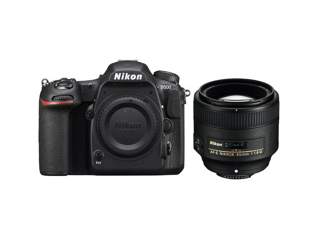 DSLR Nikon D500 с обектив 85mm f/1.8G