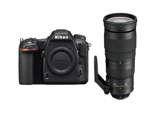 DSLR Nikon D500 с обектив 200-500mm f/5.6E ED VR