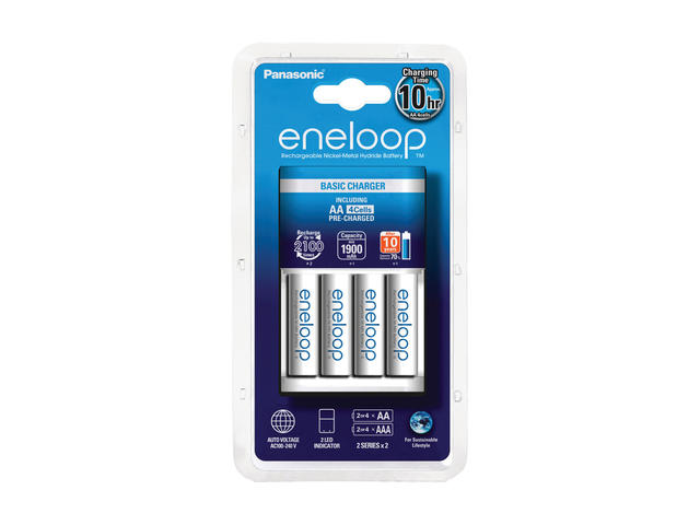 Захранвания за камери Panasonic Eneloop Basic Charger 4xAA 1900 mAh