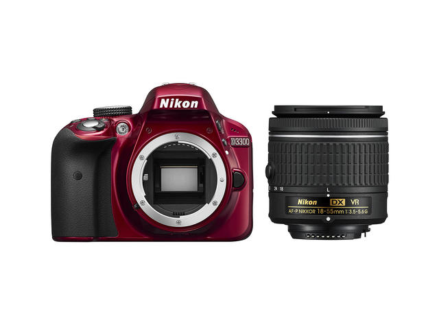 DSLR Nikon D3300 с обектив AF-P 18-55mm f/3.5-5.6G VR