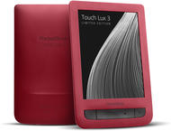 E-reader PocketBook Touch Lux 3 PB626, в червено