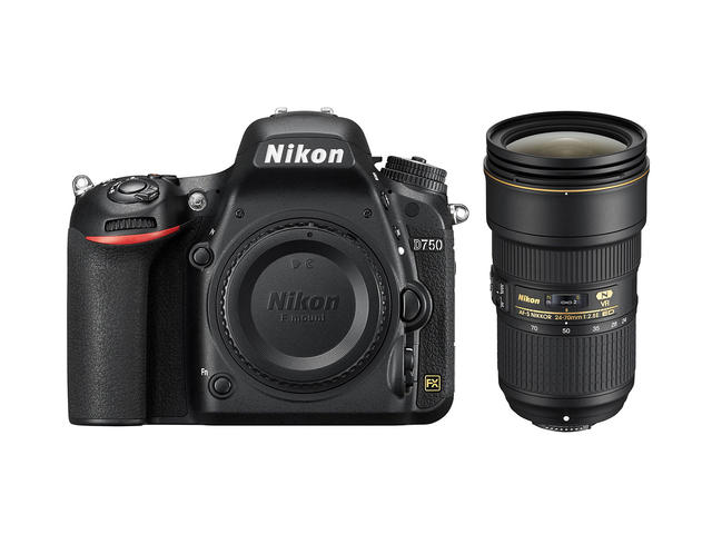DSLR Nikon D750 с обектив 24-70mm f/2.8G ED N