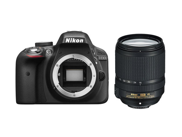 DSLR Nikon D3300 с обектив 18-140mm f/3.5-5.6G ED VR