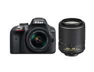 DSLR Nikon D3300 с AF-P 18-55mm VR и 55-200mm VR II