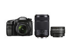 DSLR Sony Alpha 68 с 18-55mm DT, 55-300mm DT и 50mm f/1.8