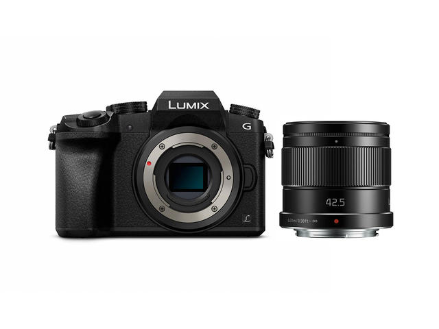 Mirrorless Panasonic Lumix DMC-G7EG-K с 42.5mm f/1.7 ASPH