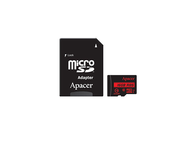 Карти памет 16GB microSDHC Apacer Class 10 UHS-I U1