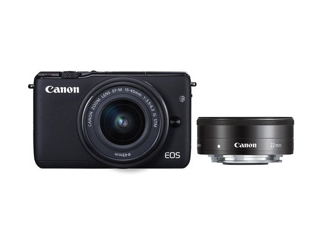 Mirrorless Canon EOS M10 с 15-45mm IS STM и 22mm f/2 STM