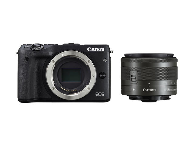 Mirrorless Canon EOS M3 с обектив 15-45mm f/3.5-6.3 IS STM