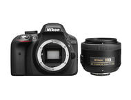 DSLR Nikon D3300 с обектив 35mm f/1.8G