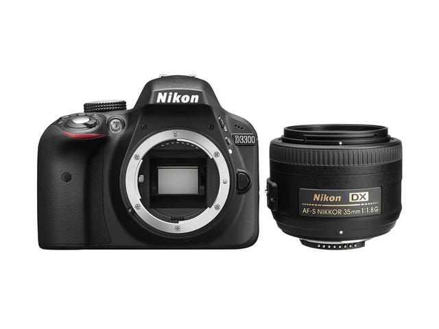 DSLR Nikon D3300 с обектив 35mm f/1.8G