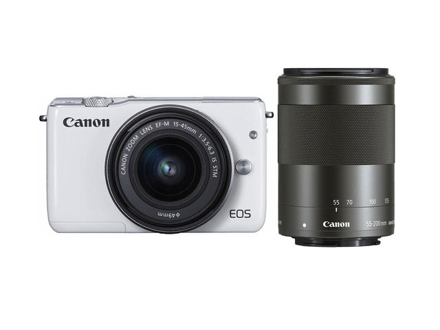 Mirrorless Canon EOS M10 с 15-45mm IS STM и 55-200mm IS STM