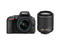 DSLR Nikon D5500 с AF-P 18-55mm VR и 55-200mm VR II