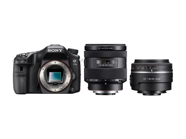 DSLR Sony Alpha 77 II с DT 16-50mm f/2.8 SSM и 35mm f/1.8 DT