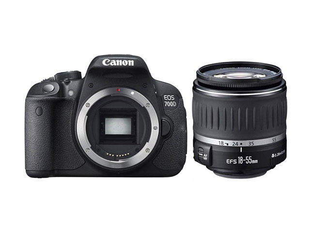 DSLR Canon EOS 700D с обектив 18-55mm DC III