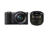 Mirrorless Sony Alpha 5000 с 16-50mm PZ OSS и Zeiss 32mm f/1.8