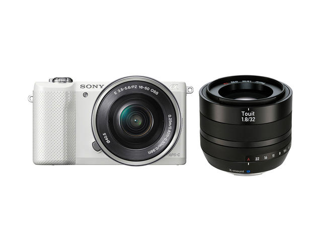 Mirrorless Sony Alpha 5000 с 16-50mm PZ OSS и Zeiss 32mm f/1.8