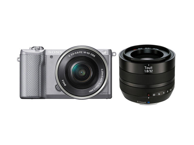 Mirrorless Sony Alpha 5000 с 16-50mm PZ OSS и Zeiss 32mm f/1.8