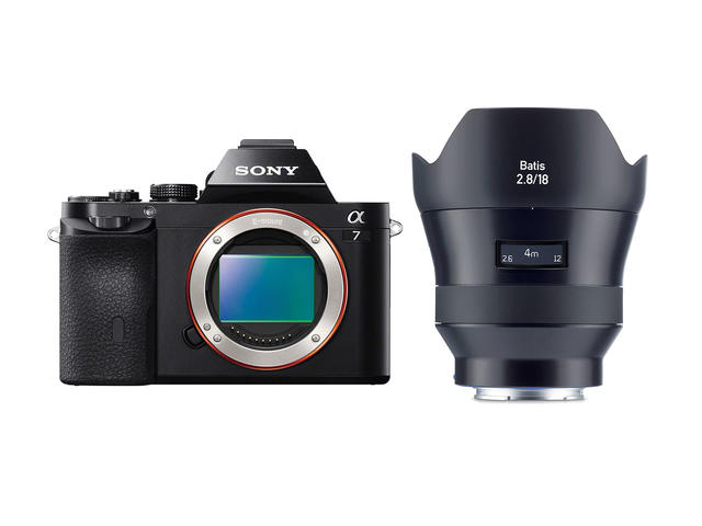 Mirrorless Sony Alpha 7 с обектив Zeiss Batis 18mm f/2.8