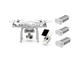 Дронове DJI Phantom 3 Advanced V3.0 + две интелигентни батерии