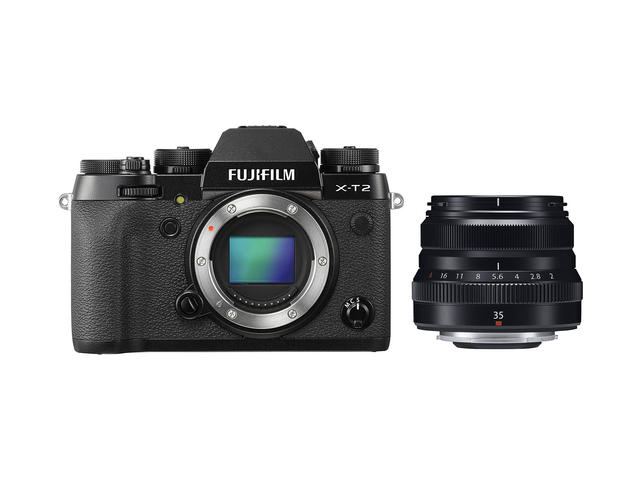 Mirrorless Fujifilm X-T2 с XF 35mm f/2 R WR
