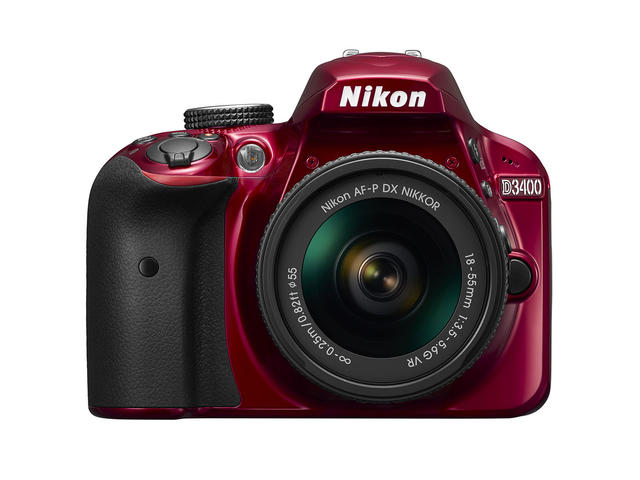 DSLR Nikon D3400 с обектив AF-P 18-55mm f/3.5-5.6G VR