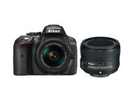 DSLR Nikon D5300 с AF-P 18-55mm VR и 50mm f/1.8G