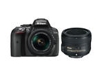 DSLR Nikon D5300 с AF-P 18-55mm VR и 50mm f/1.8G