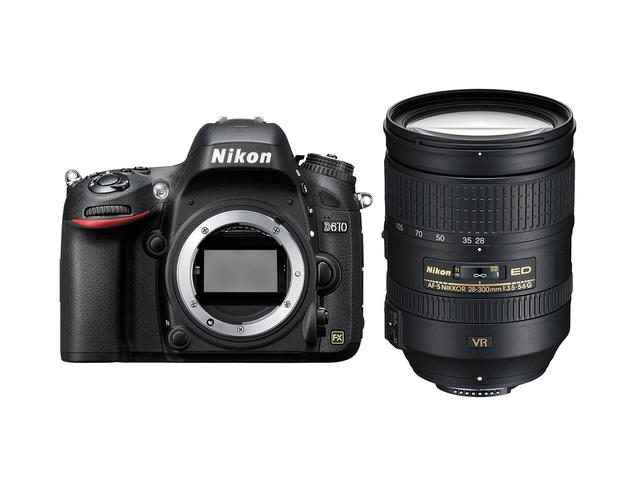DSLR Nikon D610 с обектив 28-300mm f/3.5-5.6G ED VR