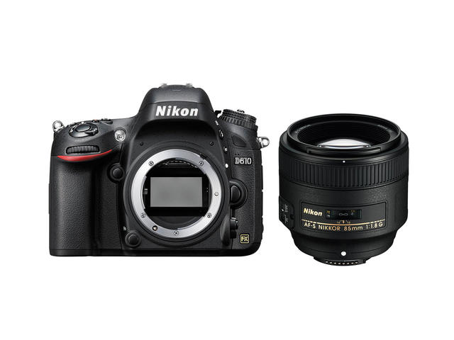DSLR Nikon D610 с обектив 85mm f/1.8G