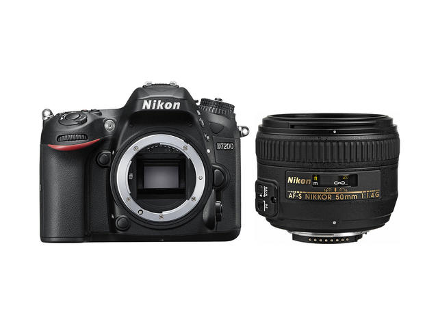 DSLR Nikon D7200 с обектив 50mm f/1.4G