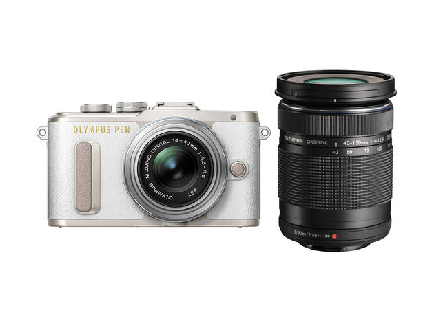 Mirrorless Olympus PEN E-PL8 с ED 14-42mm EZ и 40-150mm f/4.0-5.6 R