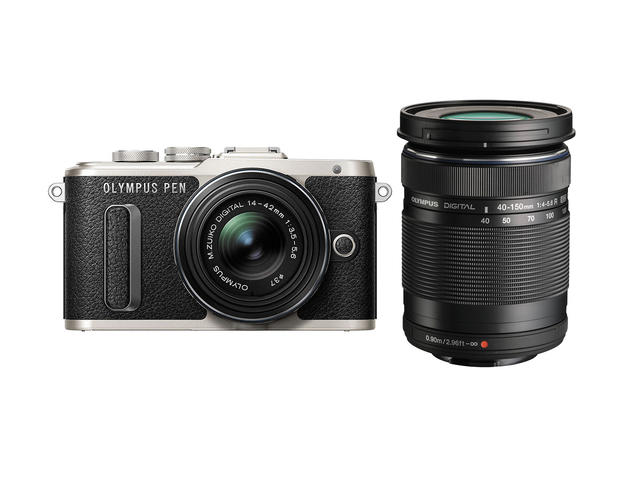 Mirrorless Olympus PEN E-PL8 с ED 14-42mm EZ и 40-150mm f/4.0-5.6 R