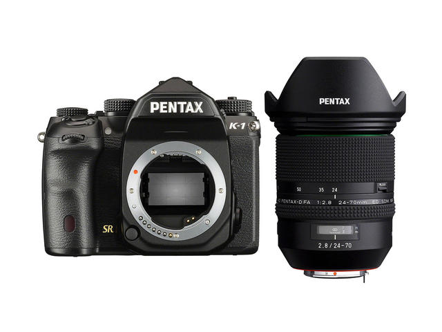 DSLR Pentax K-1 с обектив 24-70mm f/2.8ED SDM WR
