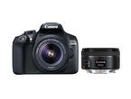 DSLR Canon EOS 1300D с 18-55mm IS II и 50mm f/1.8 STM