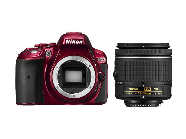 DSLR Nikon D5300 с обектив AF-P 18-55mm f/3.5-5.6G VR