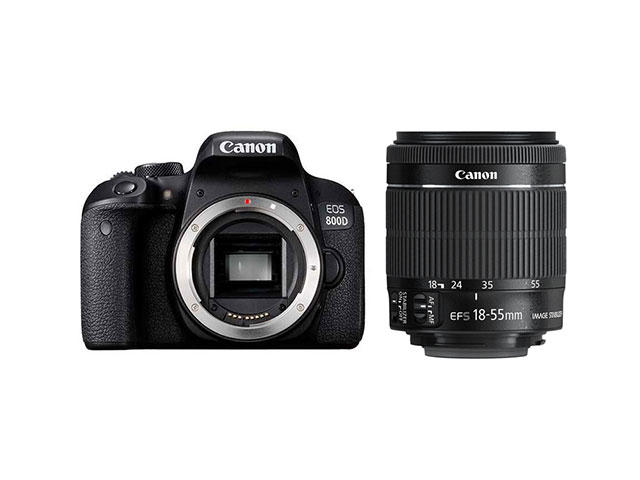 DSLR Canon EOS 800D с обектив 18-55mm f/3.5-5.6 IS STM