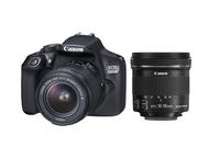 DSLR Canon EOS 1300D с 18-55mm DC III и 10-18mm IS STM