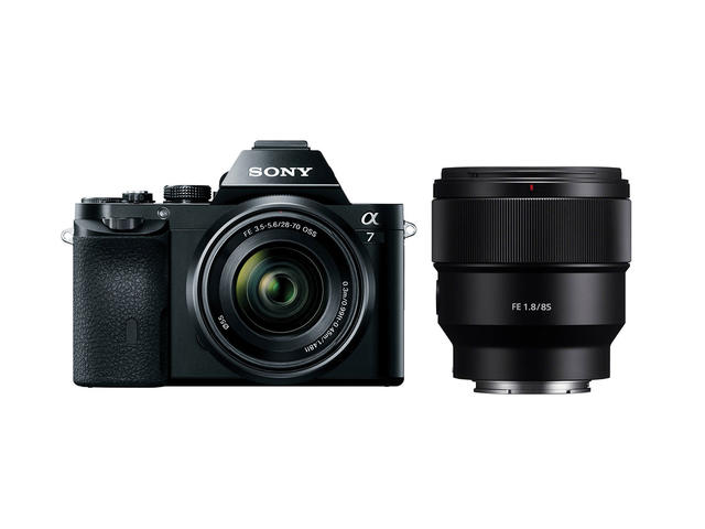 Mirrorless Sony Alpha 7 с 28-70mm OSS и 85mm f/1.8