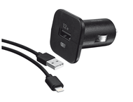 Зарядни устройства TRUST 12W USB зарядно за кола с Lightning кабел