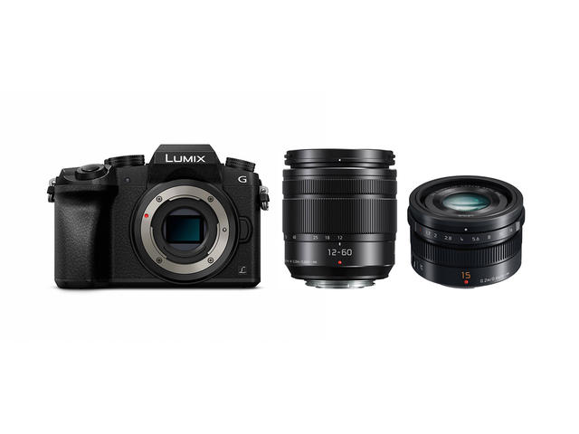 Mirrorless Panasonic Lumix DMC-G7 с 12-60mm ASPH и 15mm f/1.7 Leica