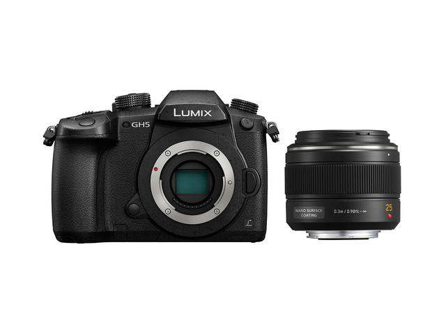 Mirrorless Panasonic Lumix DC-GH5 с 25mm f/1.4 Leica DG Summilux